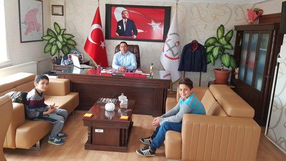 Atatürk İlkokulu Öğrencilerinden Müdürlüğümüze Ziyaret
